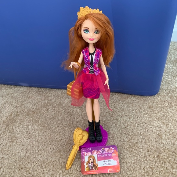 EVER AFTER HIGH HOLLY O’HAIR “BACK TO SCHOOL” DOLL ~ RARE - Picture 1 of 7
